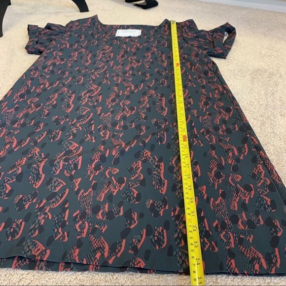 Marigold animal snake print short sleeve shift dress Sz M - Picture 8 of 10